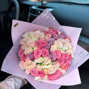 PURPLE AND PINK FLORAL