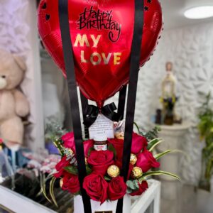 BOX FLORAL PERSONALIZADO LOVE